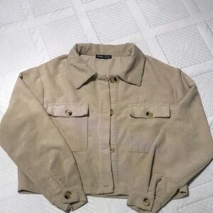 Tan Corduroy Jacket